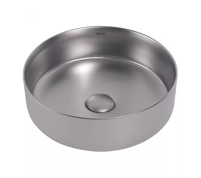 Раковина накладная ABBER Bequem AC2108MS серебро матовое, Выбрать цвет: Серебро матовое