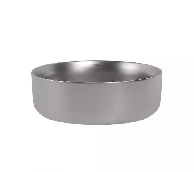 Раковина накладная ABBER Bequem AC2108MS серебро матовое, Выбрать цвет: Серебро матовое, изображение 2