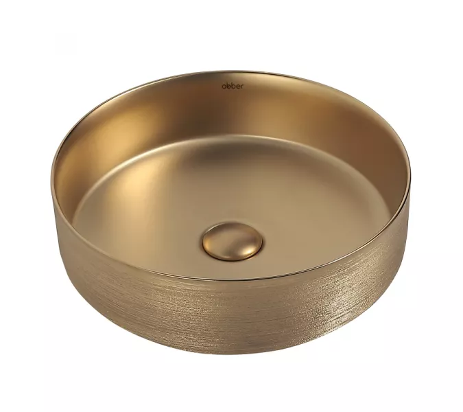 Раковина накладная ABBER Bequem AC2109BGM золото матовое, Выбрать цвет: Золото матовое