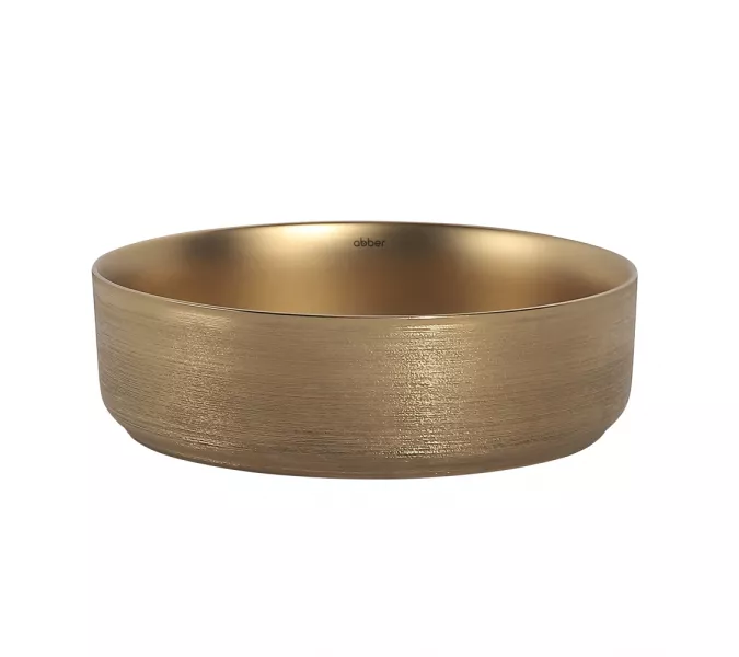 Раковина накладная ABBER Bequem AC2109BGM золото матовое, Выбрать цвет: Золото матовое, изображение 2