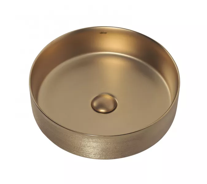 Раковина накладная ABBER Bequem AC2109BGM золото матовое, Выбрать цвет: Золото матовое, изображение 3