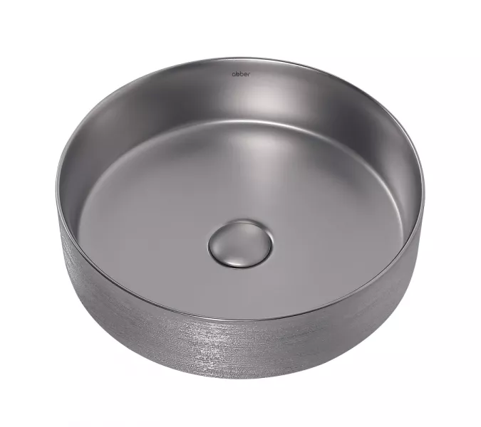 Раковина накладная ABBER Bequem AC2109BSM серебро матовое, Выбрать цвет: Серебро матовое, изображение 2