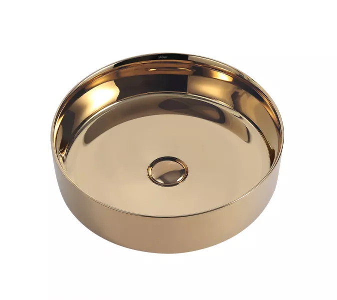 Раковина накладная ABBER Bequem AC2109GG золото, Выбрать цвет: Золотой, изображение 3