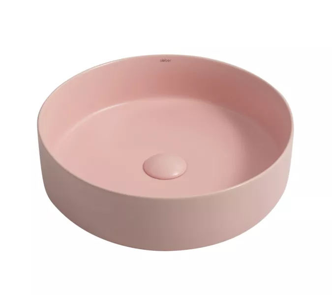 Раковина накладная ABBER Bequem AC2109MP розовая матовая, Выбрать цвет: Розовый матовый