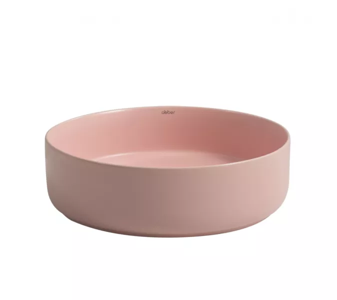Раковина накладная ABBER Bequem AC2109MP розовая матовая, Выбрать цвет: Розовый матовый, изображение 2