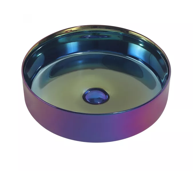 Раковина накладная ABBER Bequem AC2109Regen хамелеон, Выбрать цвет: Хамелеон