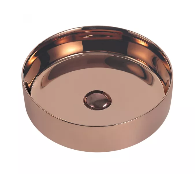 Раковина накладная ABBER Bequem AC2109RG розовое золото, Выбрать цвет: Розовое золото