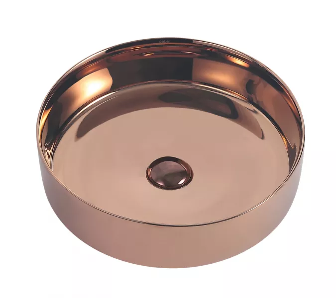 Раковина накладная ABBER Bequem AC2109RG розовое золото, Выбрать цвет: Розовое золото, изображение 3