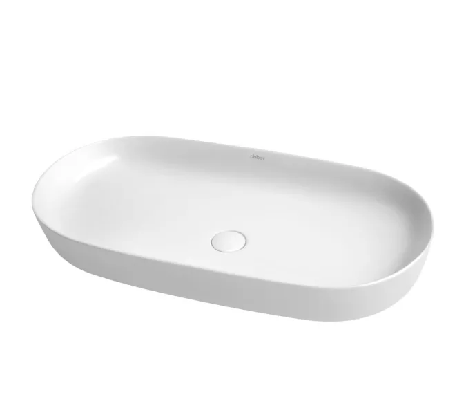 Раковина накладная ABBER Bequem AC2110 белая, Выбрать цвет: Белый