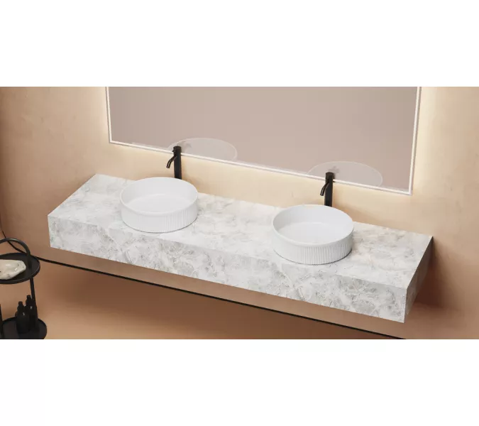 Раковина накладная ABBER Bequem AC2114 белая, Выбрать цвет: Белая, изображение 2