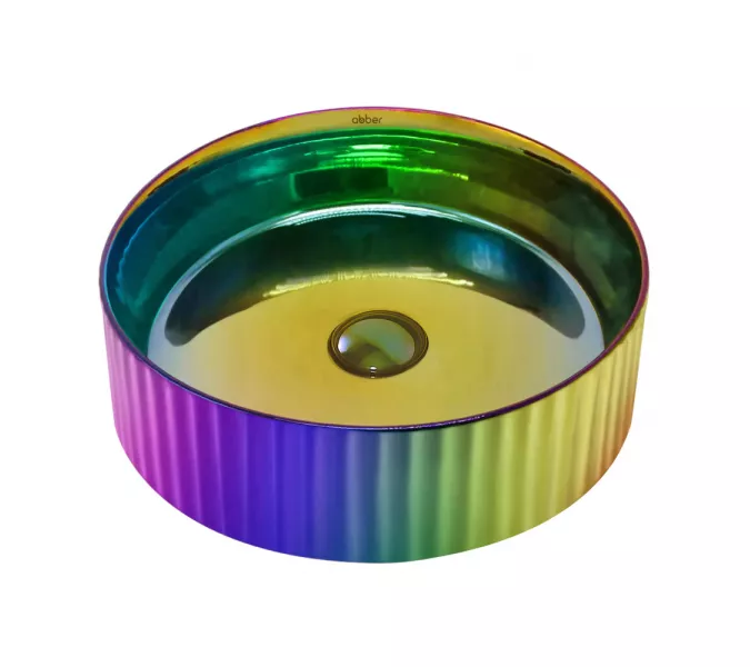 Раковина накладная ABBER Bequem AC2114Regen хамелеон, Выбрать цвет: Хамелеон