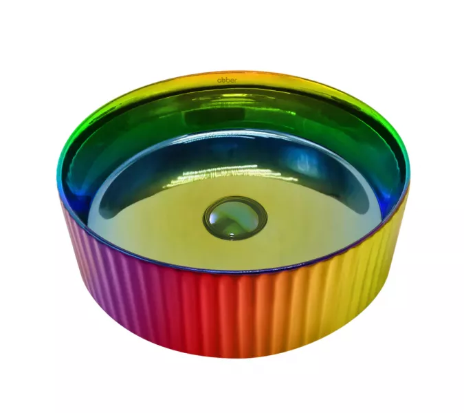 Раковина накладная ABBER Bequem AC2114Regen хамелеон, Выбрать цвет: Хамелеон, изображение 2