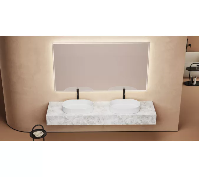 Раковина накладная ABBER Bequem AC2116 белая, Выбрать цвет: Белый, изображение 3