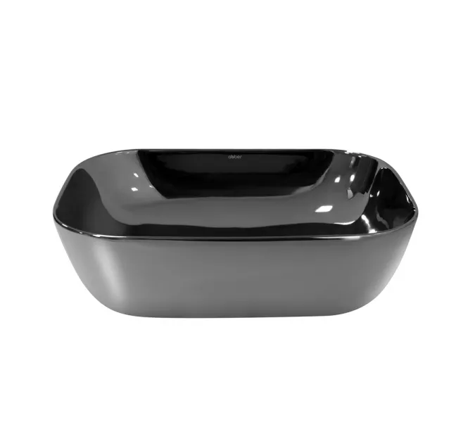 Раковина накладная ABBER Rechteck AC2200GS серебро, Выбрать цвет: Серебро, изображение 3