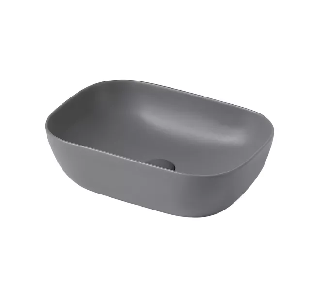 Раковина накладная ABBER Rechteck AC2200MG серая матовая, Выбрать цвет: Серый-матовый