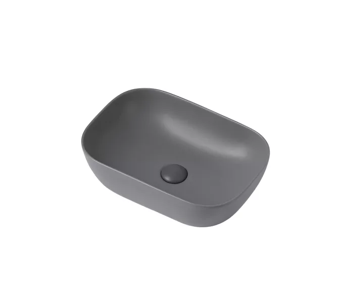Раковина накладная ABBER Rechteck AC2200MG серая матовая, Выбрать цвет: Серый-матовый, изображение 3
