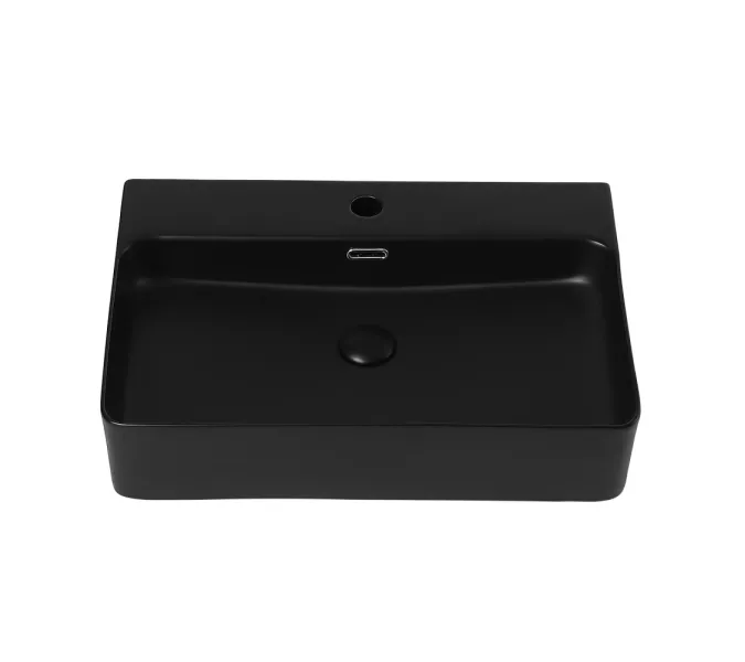 Раковина накладная ABBER Rechteck AC2201MB черная матовая, Выбрать цвет: Черный матовый, изображение 3