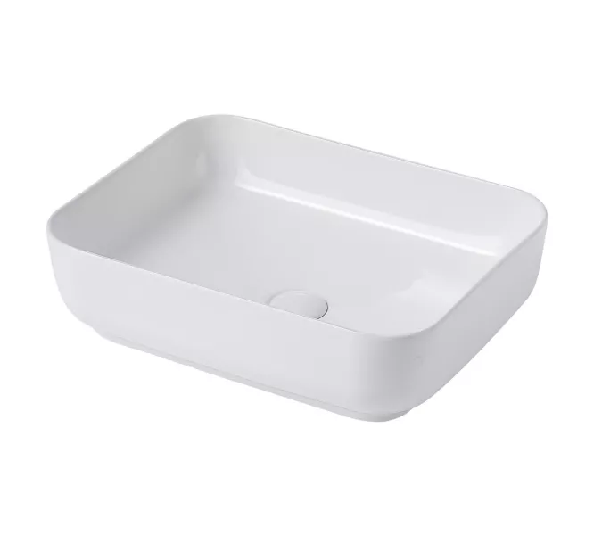 Раковина накладная ABBER Rechteck AC2202 белая, Выбрать цвет: Белый