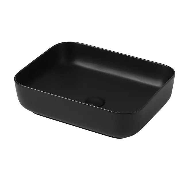 Раковина накладная ABBER Rechteck AC2202MB черная матовая, Выбрать цвет: Черный матовый