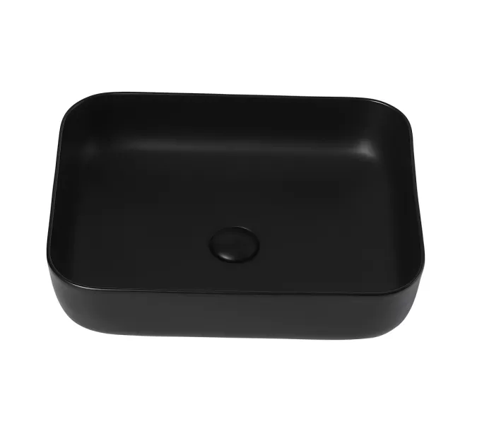 Раковина накладная ABBER Rechteck AC2202MB черная матовая, Выбрать цвет: Черный матовый, изображение 3