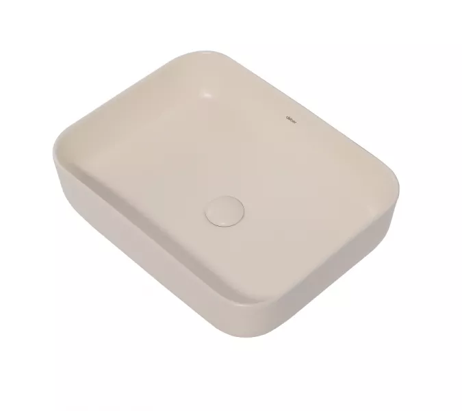 Раковина накладная ABBER Rechteck AC2202MBE светло-бежевая матовая, Выбрать цвет: Бежевый светлый матовый, изображение 2