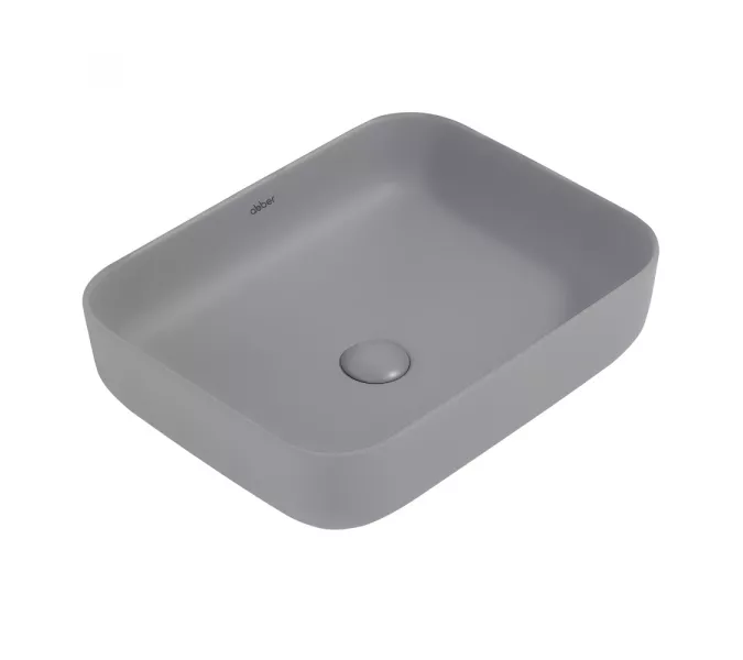 Раковина накладная ABBER Rechteck AC2202MG серая матовая, Выбрать цвет: Серый матовый