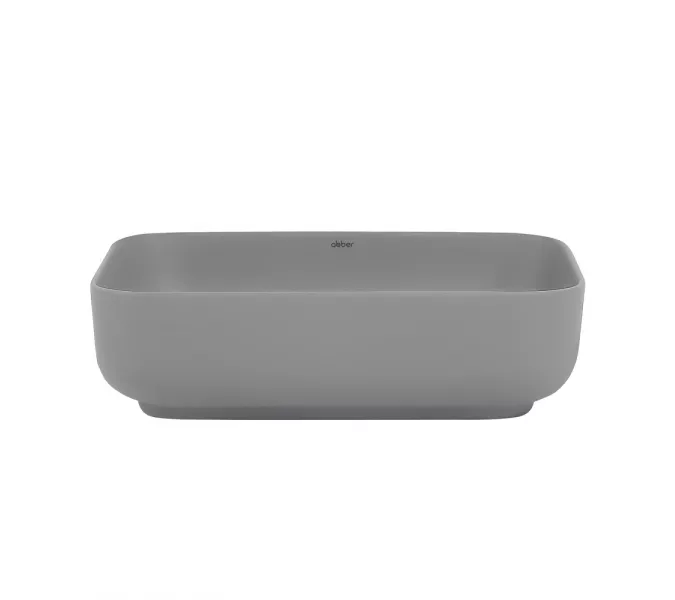 Раковина накладная ABBER Rechteck AC2202MG серая матовая, Выбрать цвет: Серый матовый, изображение 2
