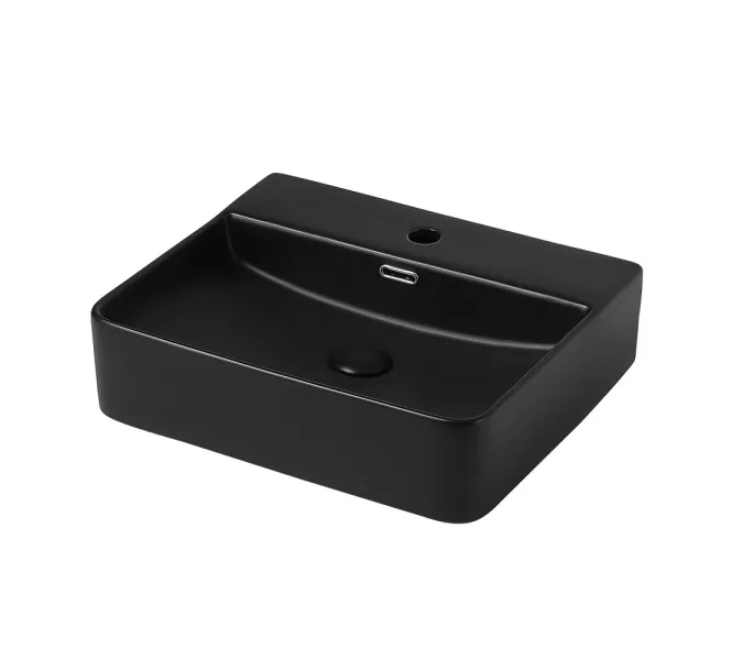 Раковина накладная ABBER Rechteck AC2203MB черная матовая, Выбрать цвет: матовый чёрный