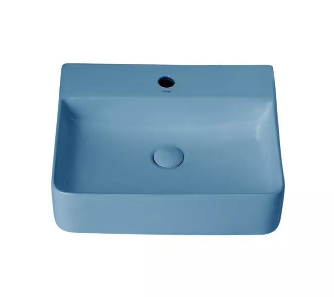 Раковина накладная ABBER Rechteck AC2203MSB синяя матовая, Выбрать цвет: Матовая синяя, изображение 2
