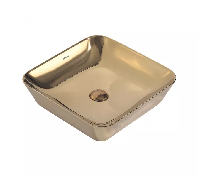 Раковина накладная ABBER Rechteck AC2205GG золото, Выбрать цвет: Золотой
