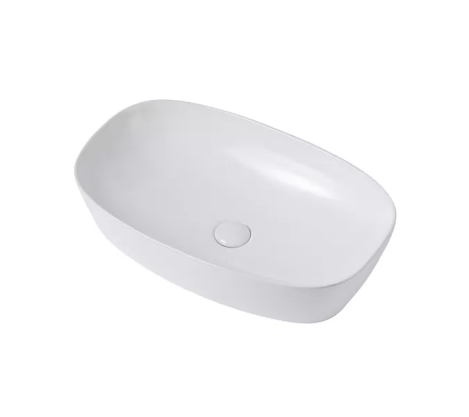 Раковина накладная ABBER Rechteck AC2206 белая, Выбрать цвет: Белый, изображение 2