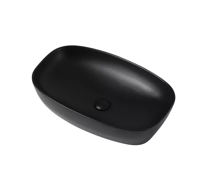 Раковина накладная ABBER Rechteck AC2206MB черная матовая, Выбрать цвет: Черный матовый, изображение 2