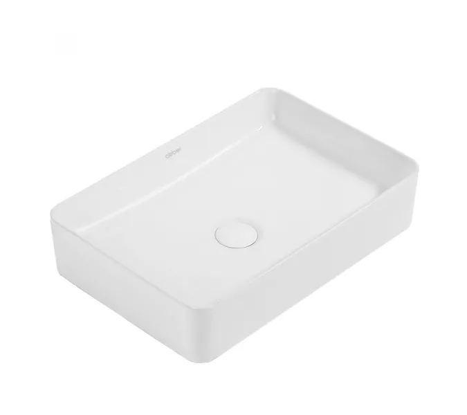Раковина накладная ABBER Rechteck AC2207 белая, Выбрать цвет: Белый