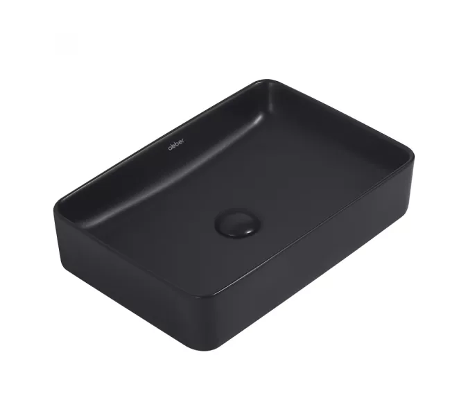Раковина накладная ABBER Rechteck AC2207MB черная матовая, Выбрать цвет: Черный матовый