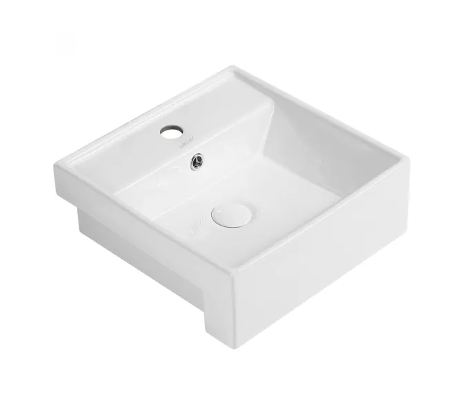 Раковина накладная ABBER Rechteck AC2208 белая, Выбрать цвет: Белый