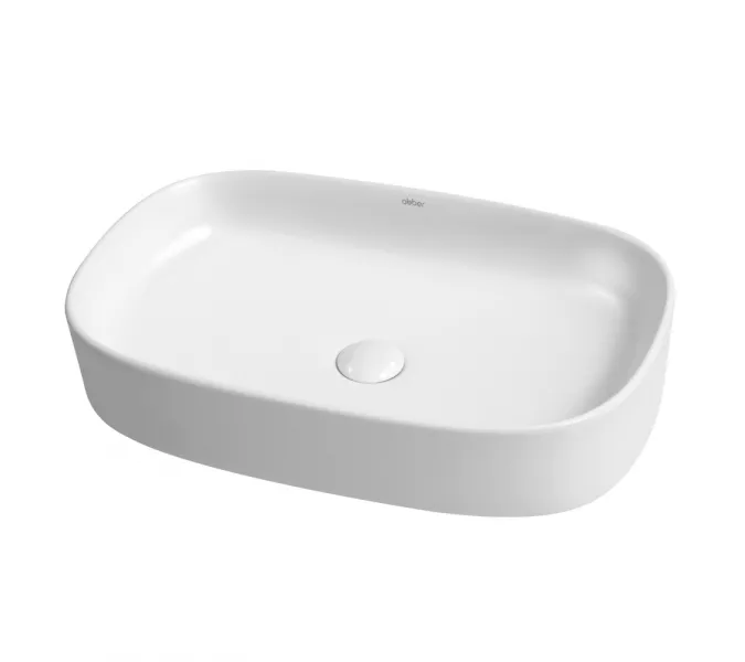 Раковина накладная ABBER Rechteck AC2209 белая, Выбрать цвет: Белый