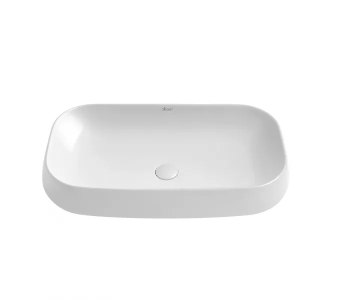 Раковина накладная ABBER Rechteck AC2210 белая, Выбрать цвет: Белый, изображение 2
