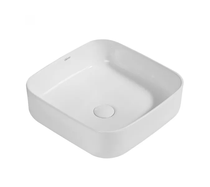 Раковина накладная ABBER Rechteck AC2211 белая, Выбрать цвет: Белый