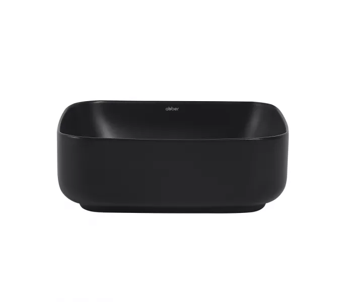 Раковина накладная ABBER Rechteck AC2211MB черная матовая, Выбрать цвет: Черный матовый, изображение 3