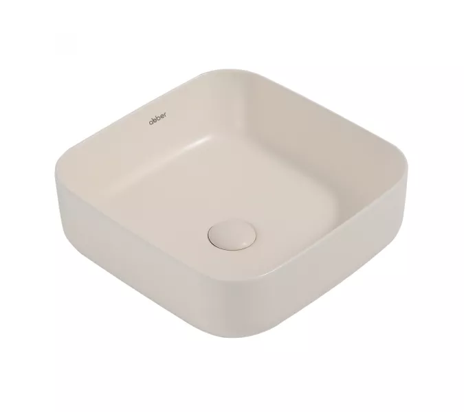 Раковина накладная ABBER Rechteck AC2211MBE светло-бежевая матовая, Выбрать цвет: Бежевый светлый матовый