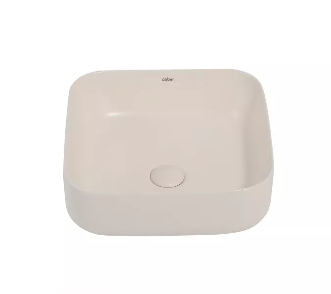 Раковина накладная ABBER Rechteck AC2211MBE светло-бежевая матовая, Выбрать цвет: Бежевый светлый матовый, изображение 2