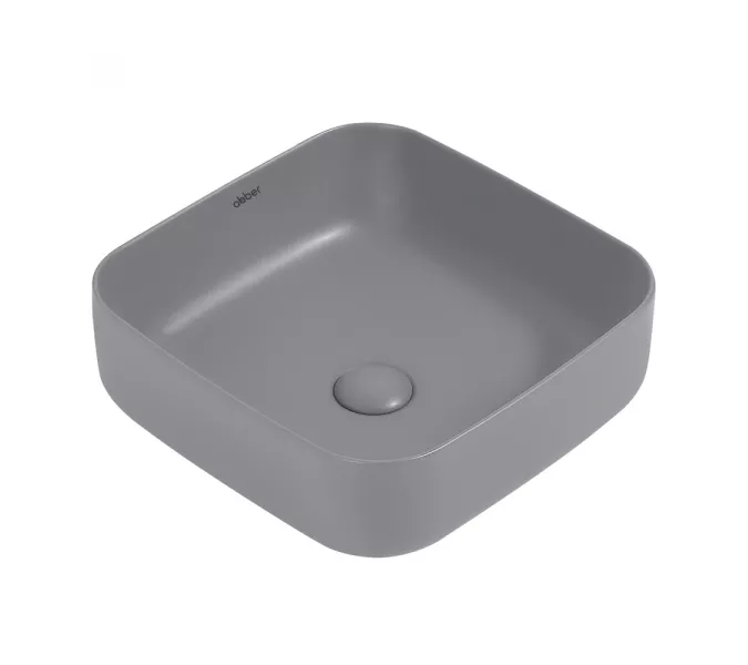 Раковина накладная ABBER Rechteck AC2211MG серая матовая, Выбрать цвет: Серый матовый