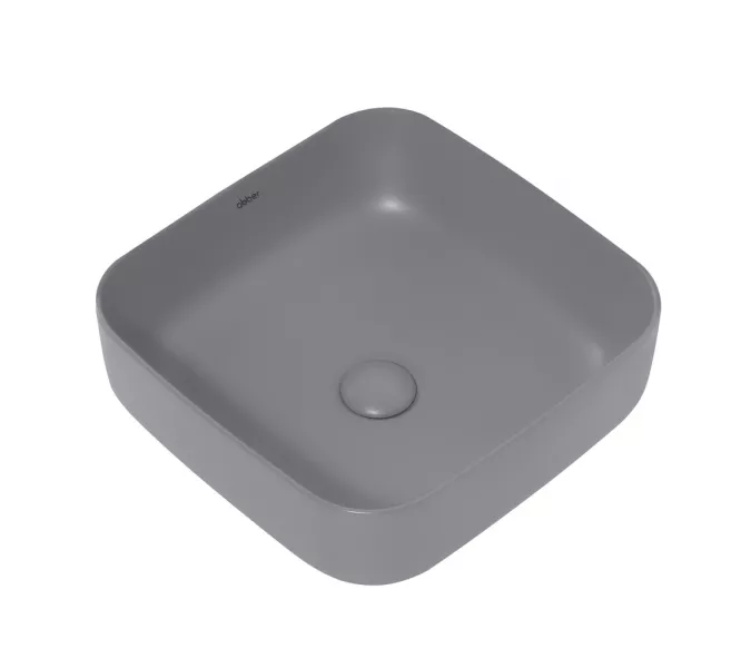 Раковина накладная ABBER Rechteck AC2211MG серая матовая, Выбрать цвет: Серый матовый, изображение 2