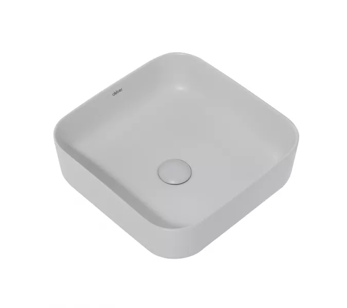 Раковина накладная ABBER Rechteck AC2211MLG светло-серая матовая, Выбрать цвет: Светло-серый матовый, изображение 2