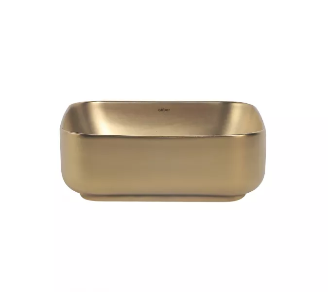 Раковина накладная ABBER Rechteck AC2211MMG золото матовое, Выбрать цвет: Золото матовое, изображение 3