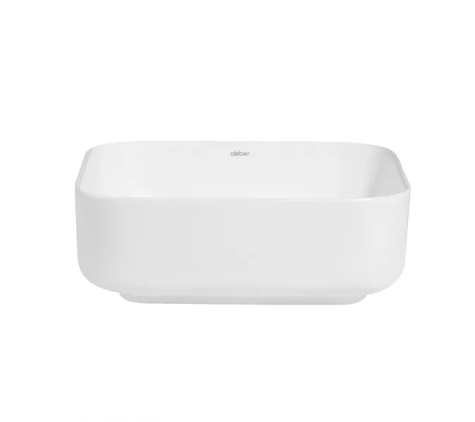Раковина накладная ABBER Rechteck AC2211MW белая матовая, Выбрать цвет: Белый матовый, изображение 3