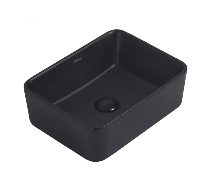 Раковина накладная ABBER Rechteck AC2213MB черная матовая, Выбрать цвет: Черный матовый