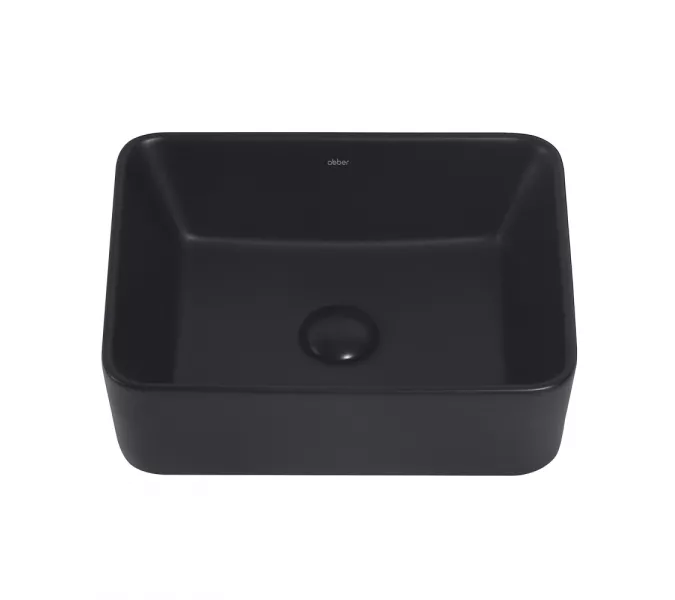 Раковина накладная ABBER Rechteck AC2213MB черная матовая, Выбрать цвет: Черный матовый, изображение 2