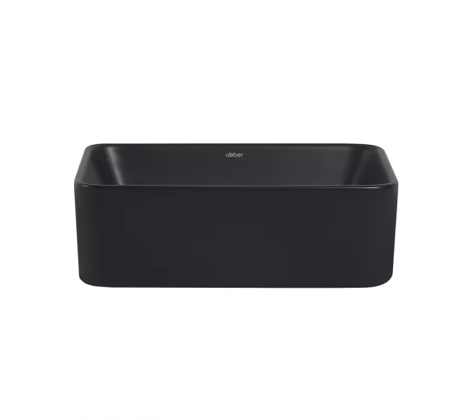 Раковина накладная ABBER Rechteck AC2213MB черная матовая, Выбрать цвет: Черный матовый, изображение 3