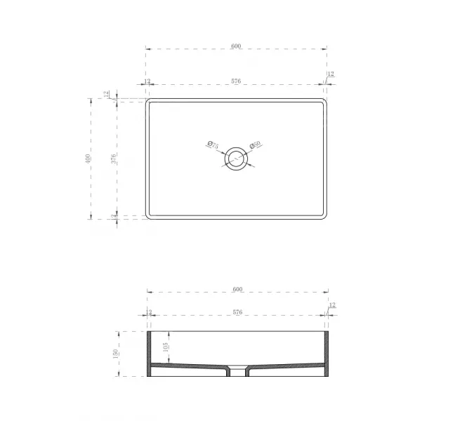 Раковина накладная прозрачная ABBER Kristall AT2803Opal, Выбрать цвет: Коричневый, изображение 4
